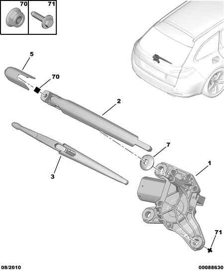 CITROËN 6422.37 - Wiper Blade onlydrive.pro