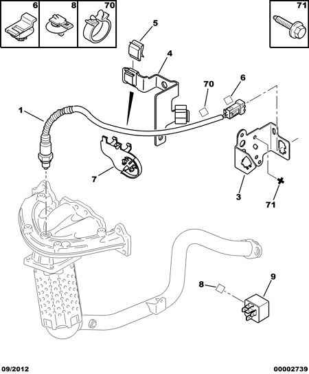 PEUGEOT 1628 YK - Regulator box exh temp probe: 01 pcs. onlydrive.pro