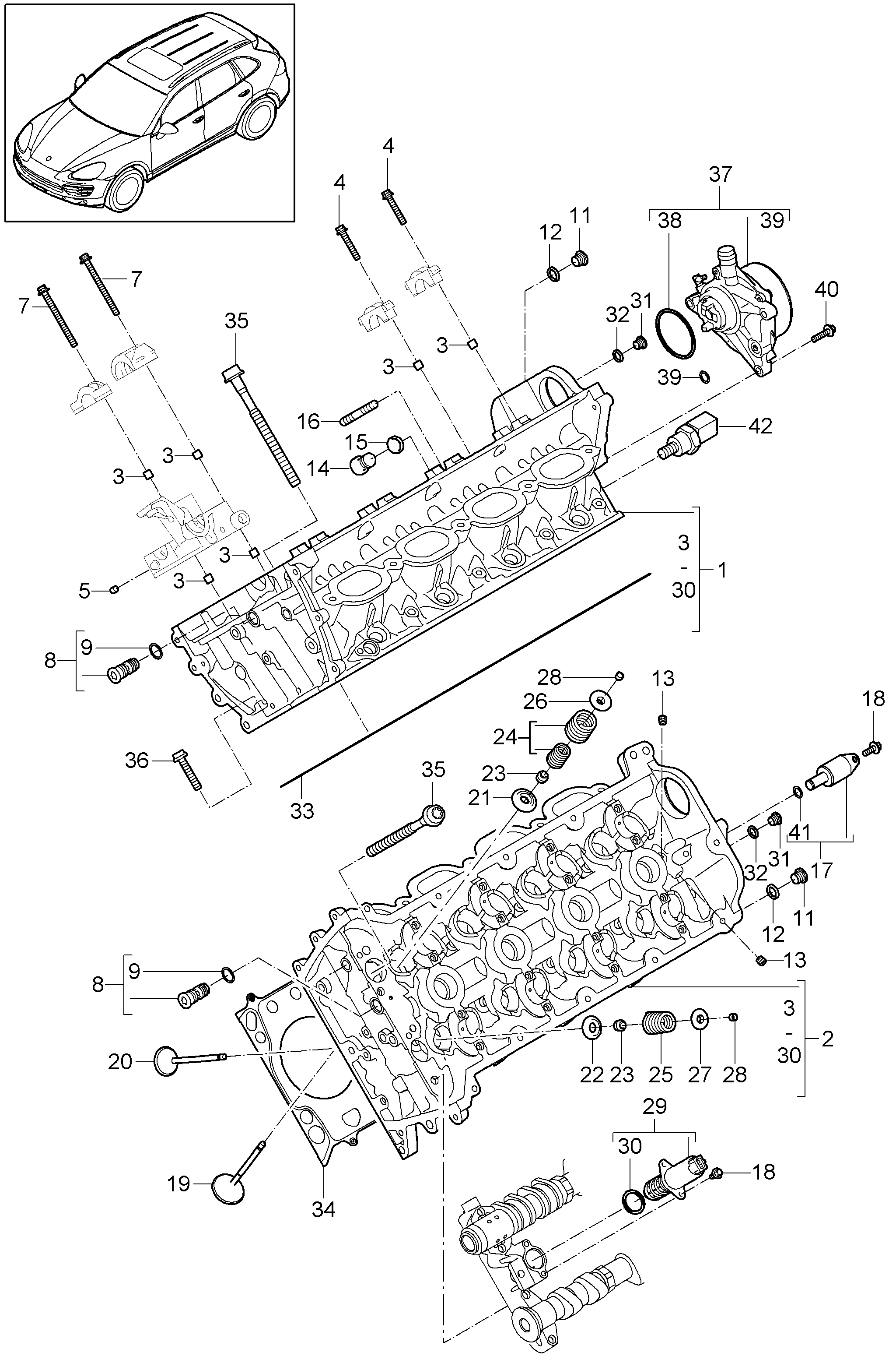 Porsche 99970158240 - Tarpiklis, įsiurbimo kolektorius onlydrive.pro