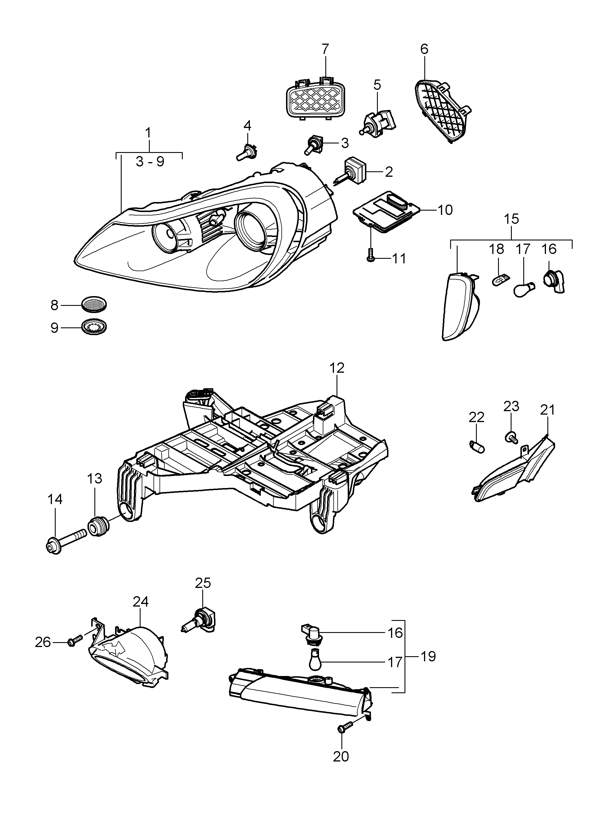 Porsche N 105 661 01 - Hõõgpirn,Kaugtuli onlydrive.pro