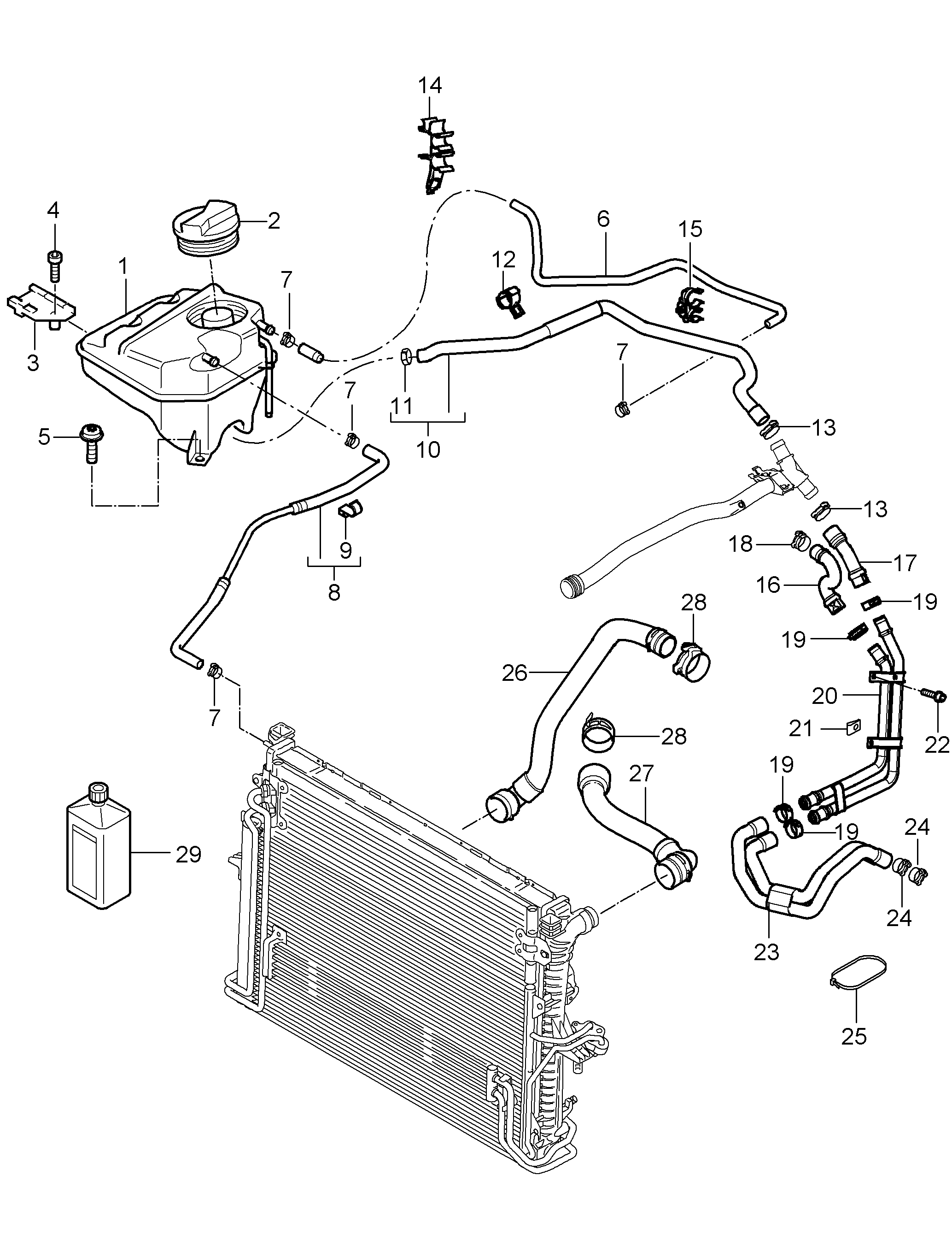 VW 955 106 447 20 - Sealing Cap, coolant tank onlydrive.pro