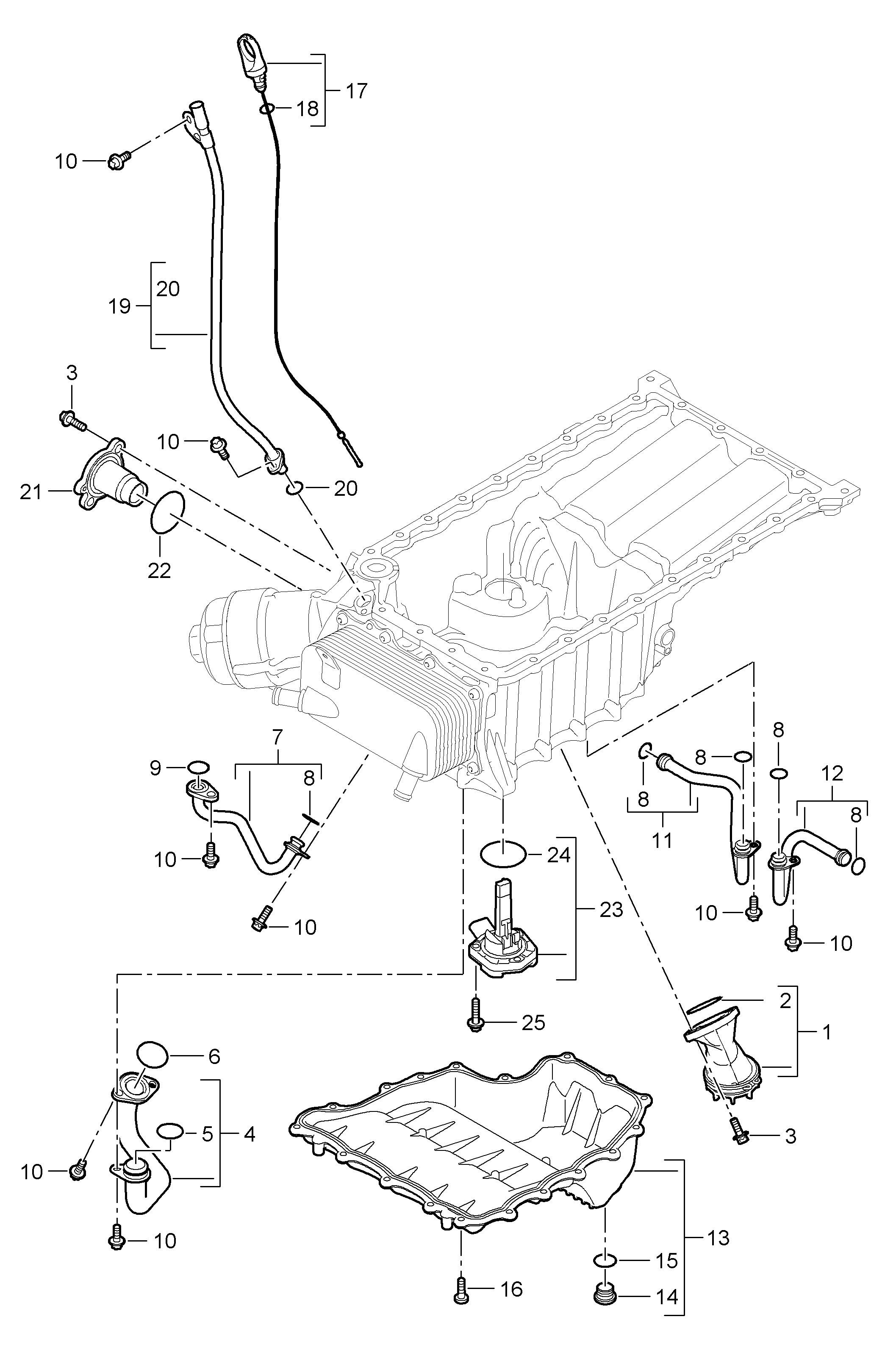 VAG 99970760340 - Seal, oil pump onlydrive.pro