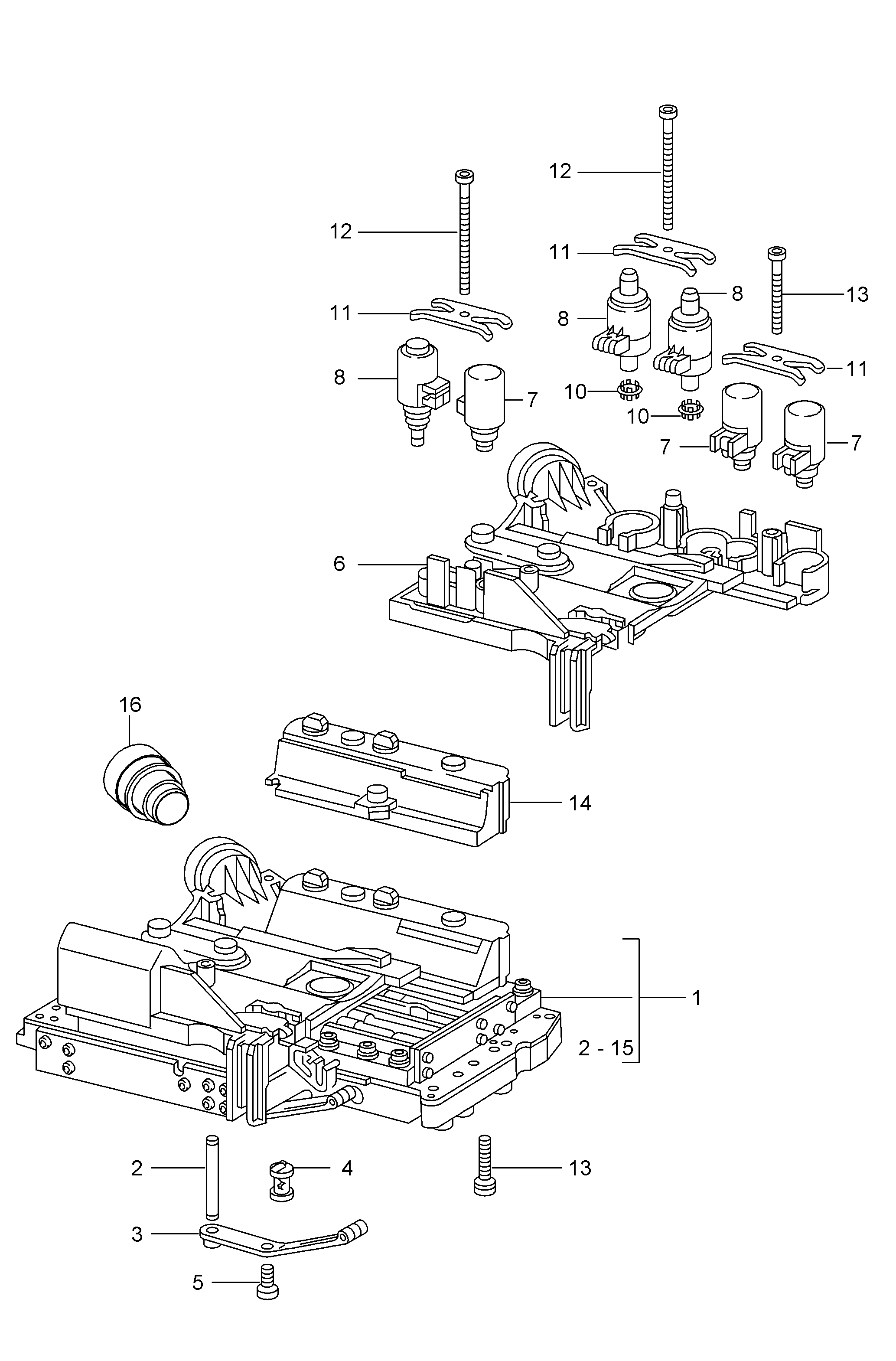 Mercedes-Benz 140 270 04 98 - Tiptronic switch unit solenoid valve pressure regulator: 2 pcs. onlydrive.pro