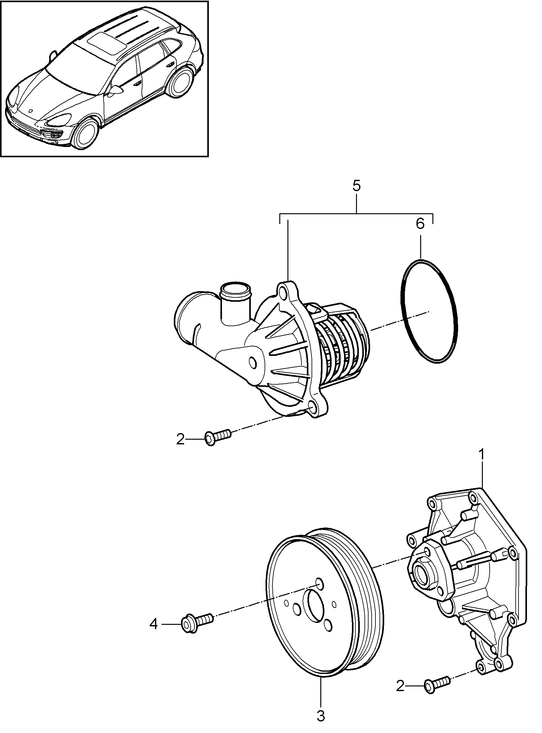 Porsche 95810603330 - Water Pump onlydrive.pro