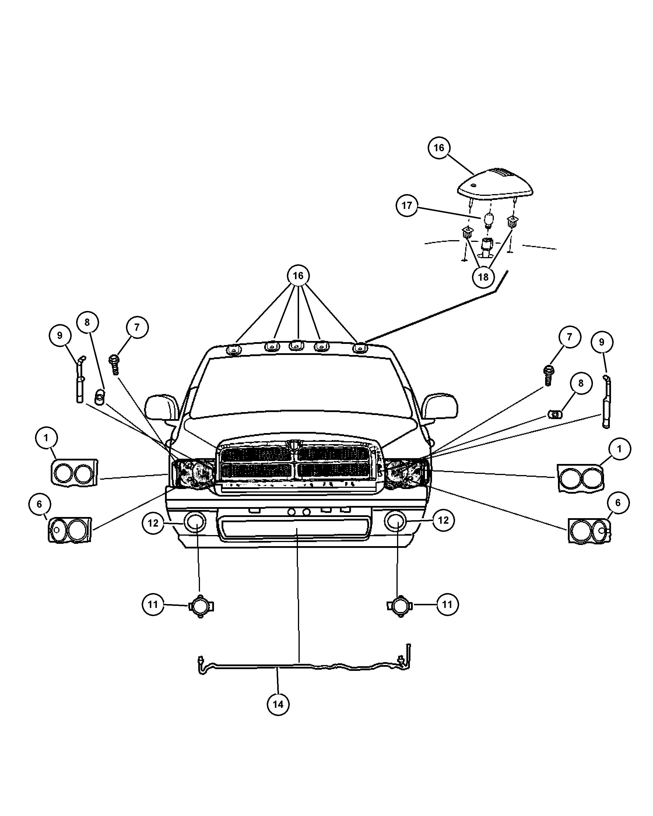 Chrysler L000 9006 - Bulb, headlight onlydrive.pro