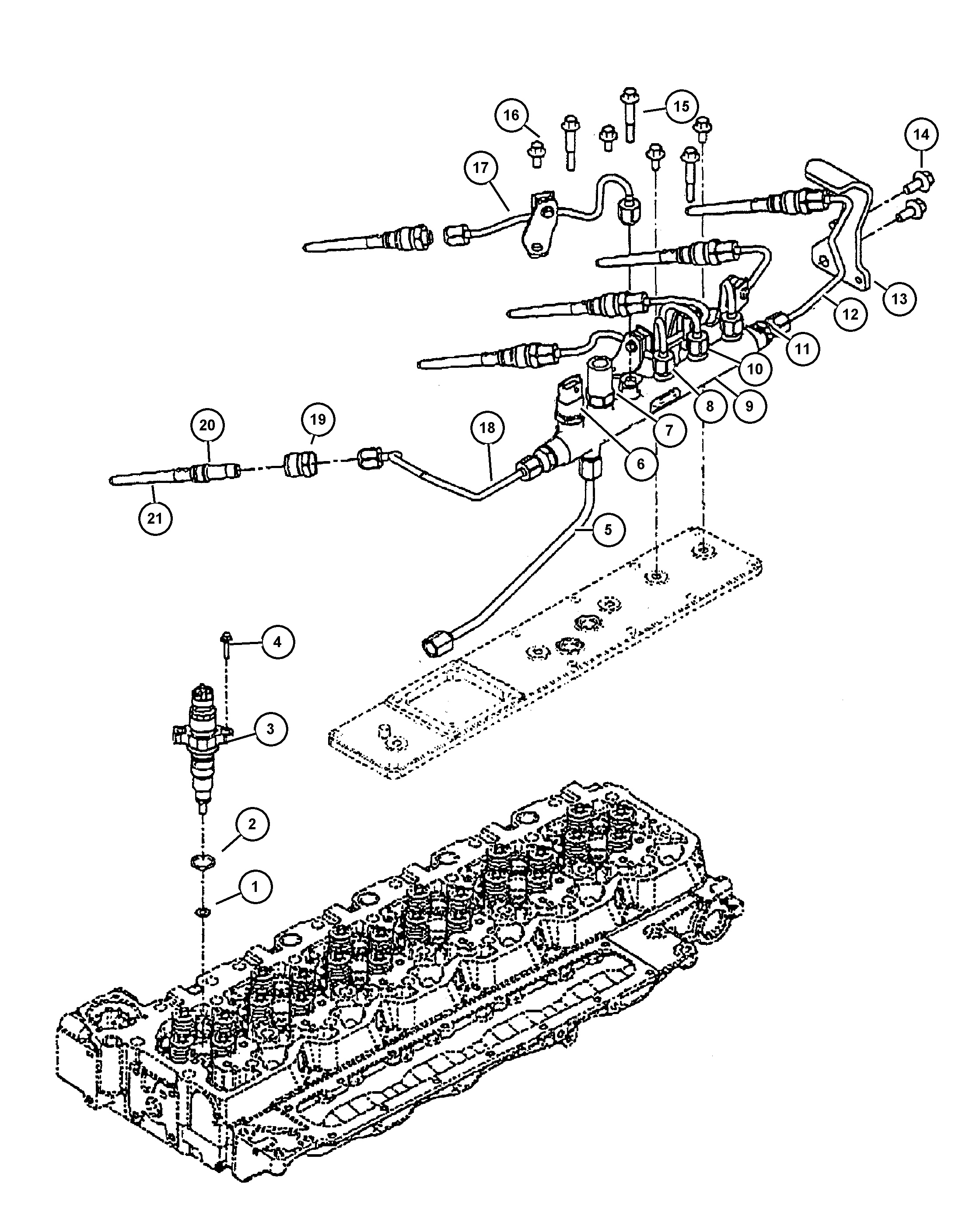 Chrysler 5086 895AA - SEAL FUEL INJECTOR onlydrive.pro