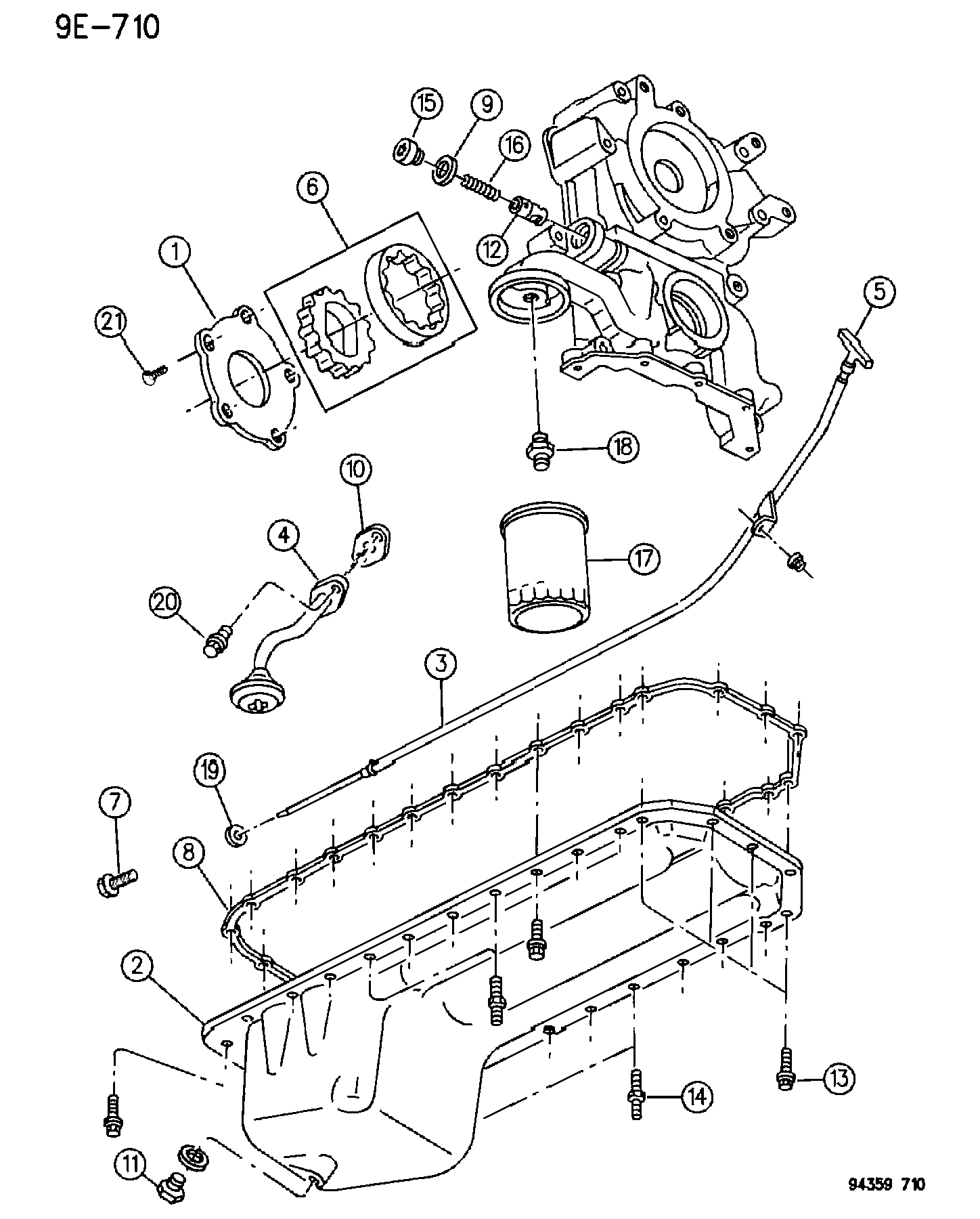 Chrysler 53020 311 - Engine oiling, 8.0l engine: 001 pcs. onlydrive.pro