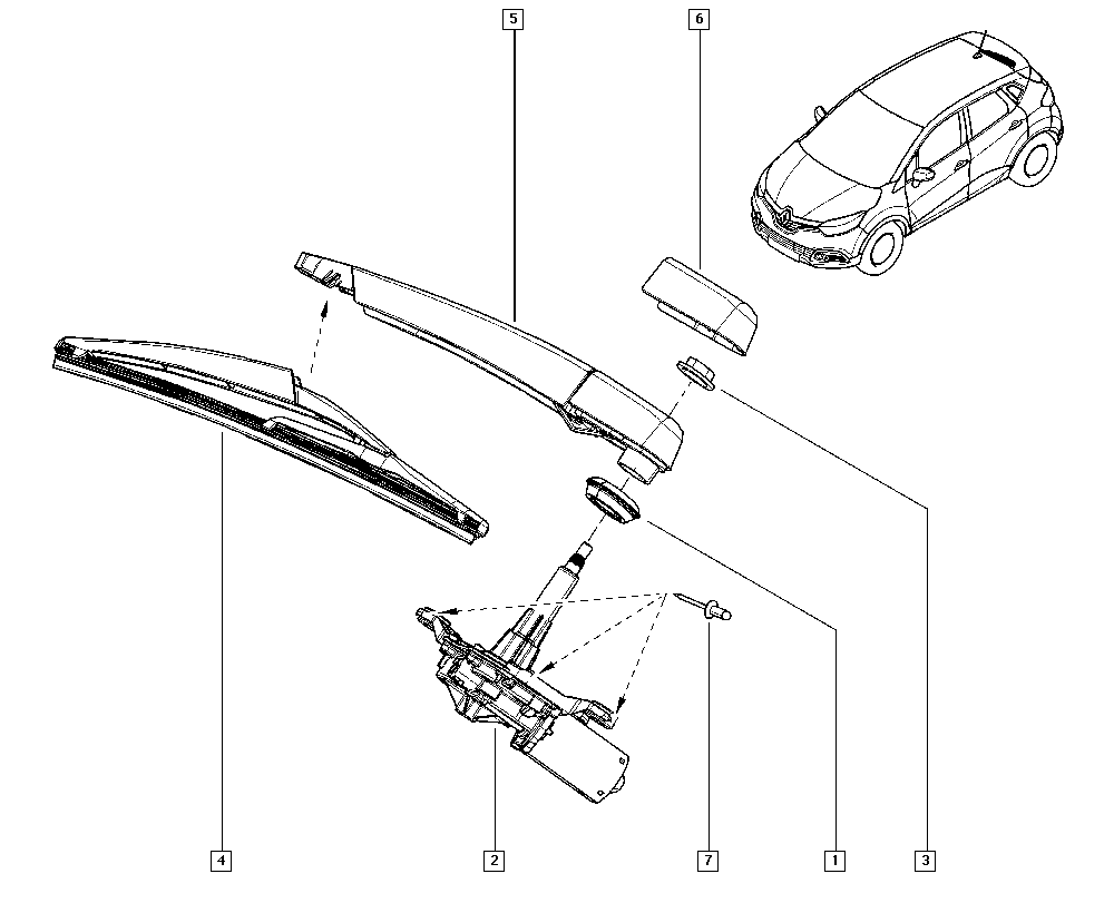 RENAULT 287909363R - Wipers onlydrive.pro