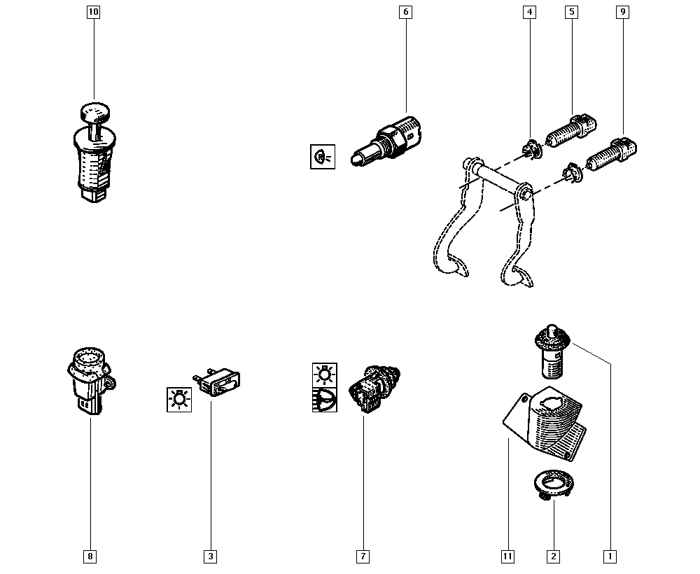 RENAULT 77 00 849 783 - Switches onlydrive.pro