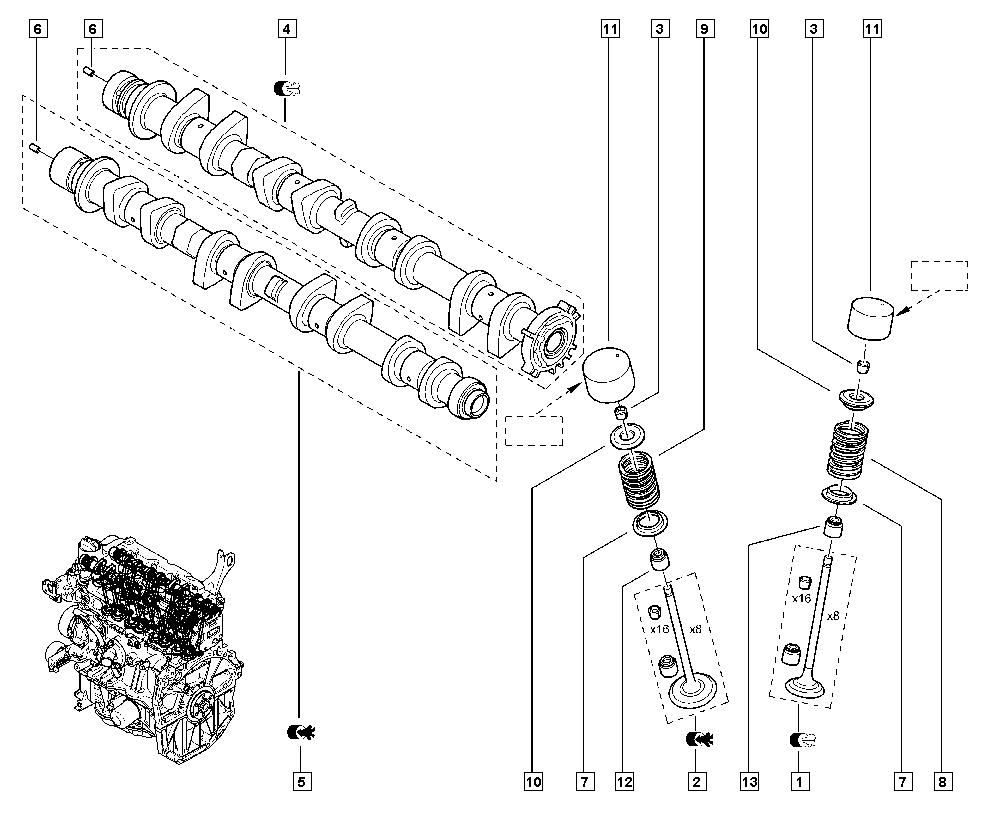 NISSAN 13207-CJ40A - Blīvgredzens, Vārsta kāts onlydrive.pro