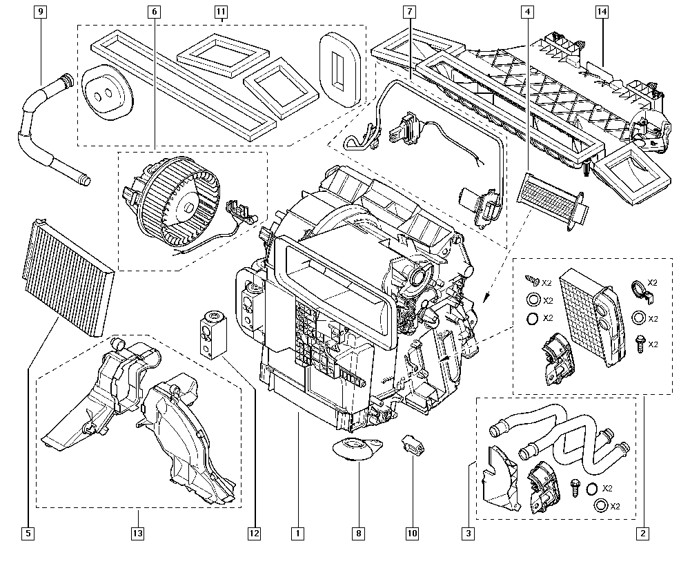 NISSAN 8201370532 - Filter, interior air onlydrive.pro