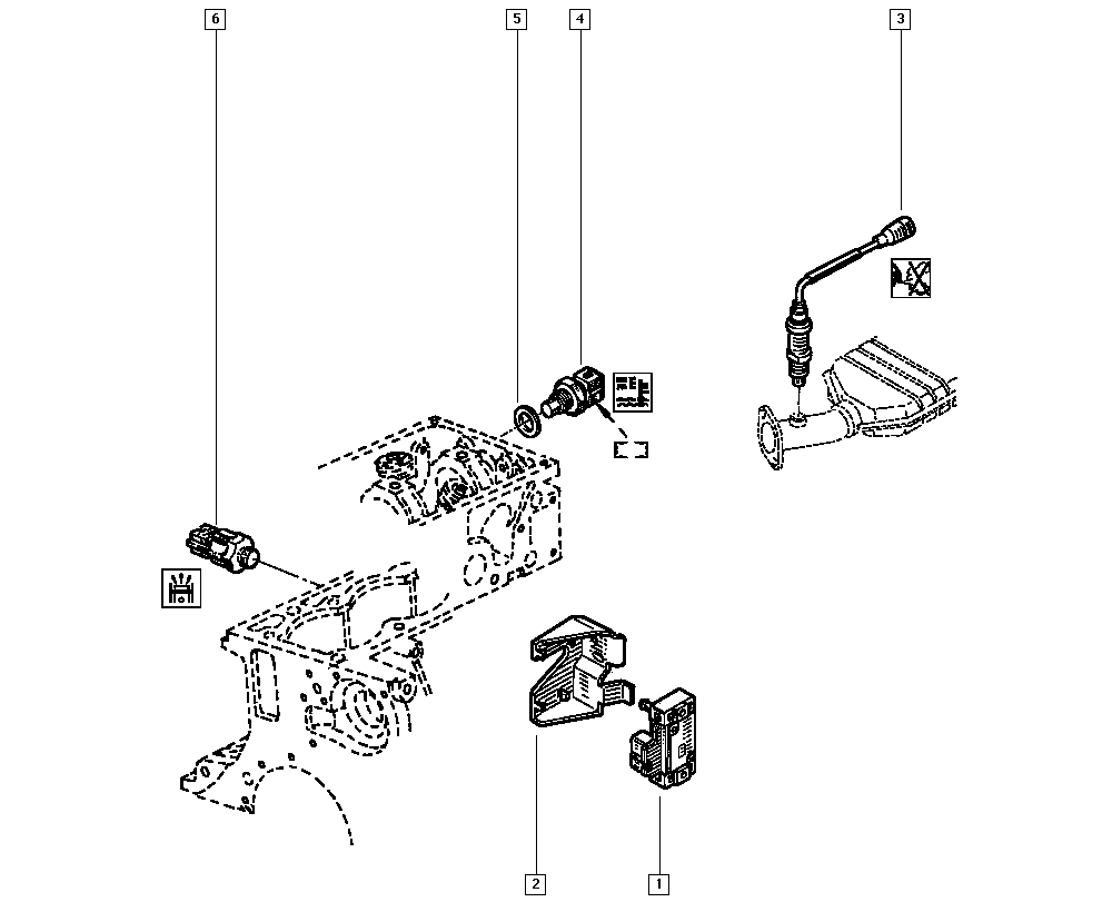 RENAULT 77 00 864 987 - Oxygen, Lambda Sensor onlydrive.pro