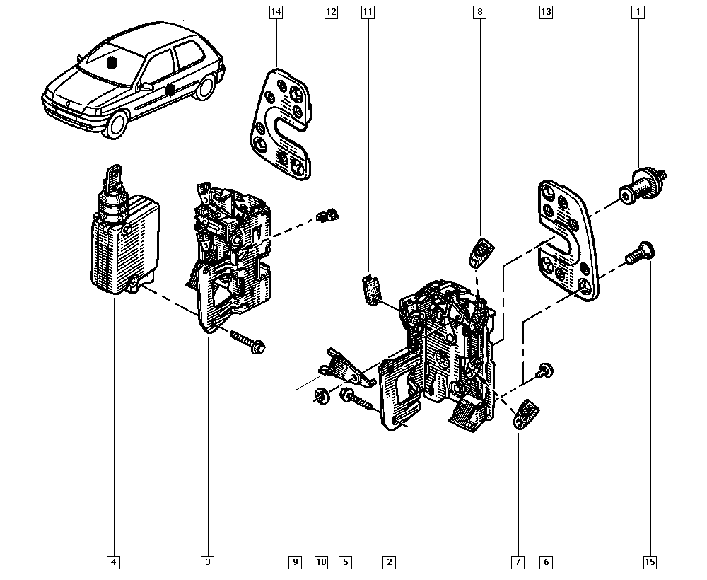 RENAULT 7701039565 - All locks onlydrive.pro