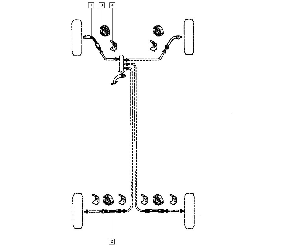 RENAULT 7700804814 - Bremžu šļūtene onlydrive.pro