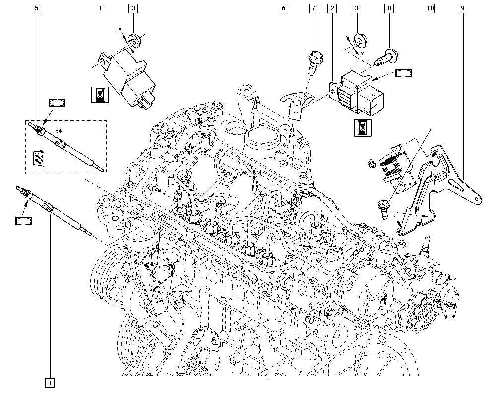 PEUGEOT 9640469680 - Ohjainlaite, hehkutusjärjest. onlydrive.pro