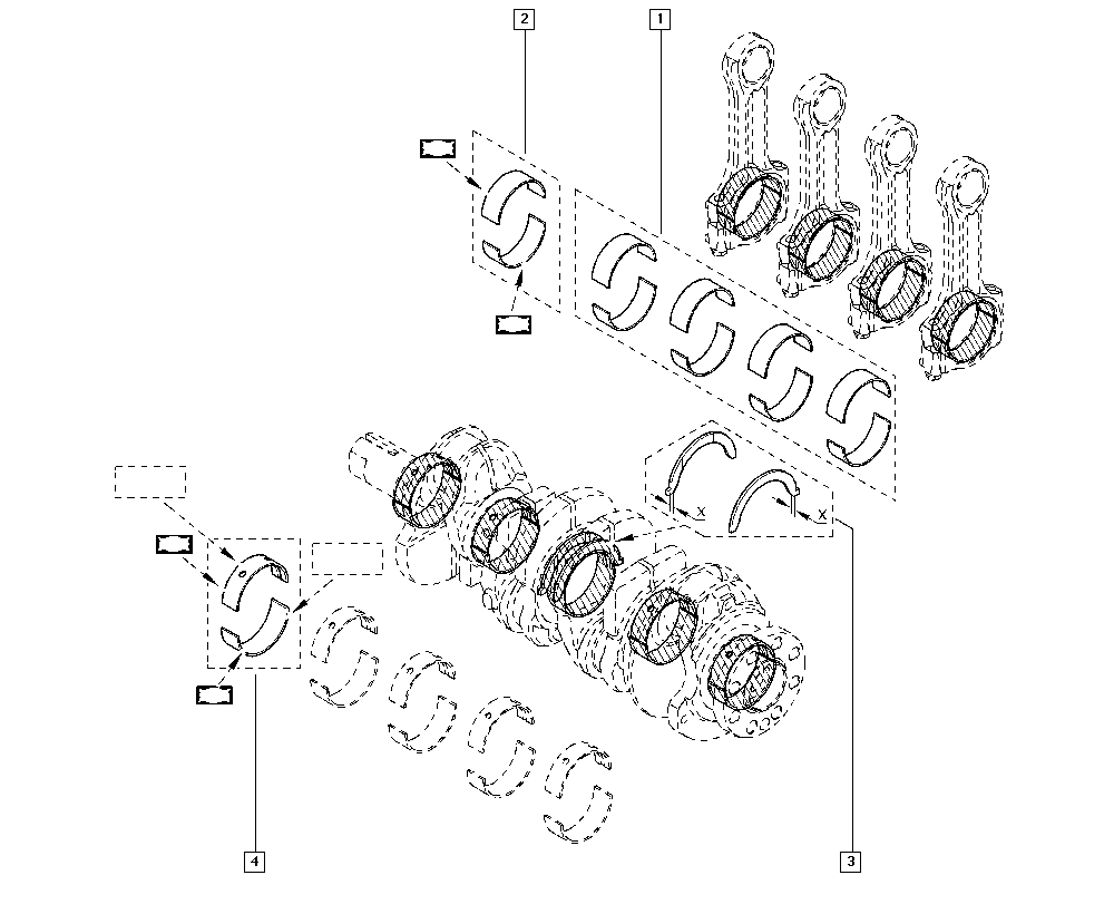 RENAULT 122070615R - Kampiakselilaakerisarja onlydrive.pro