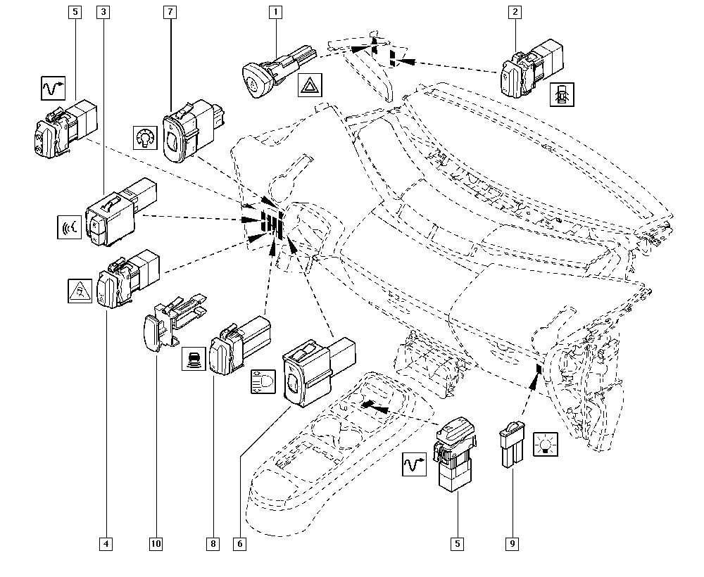 RENAULT 2529 048 89R - Switches onlydrive.pro