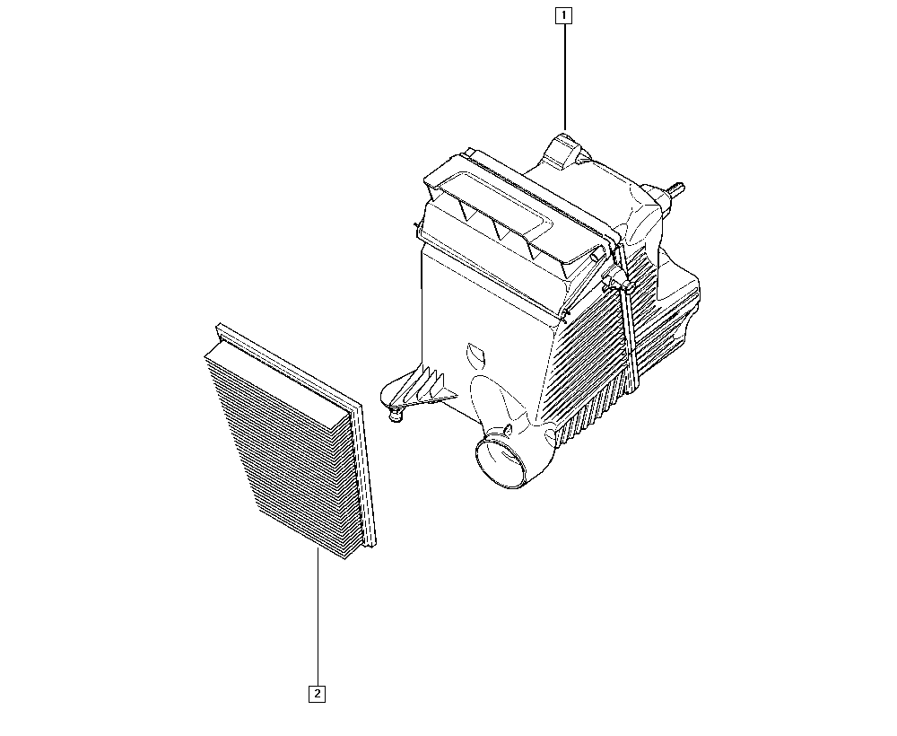 RENAULT 16 54 628 62R - Gaisa filtrs onlydrive.pro