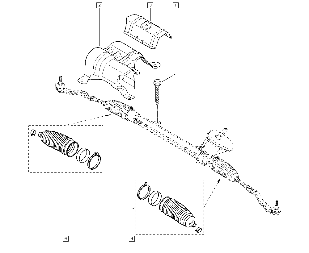 RENAULT 7701478400 - Steering onlydrive.pro