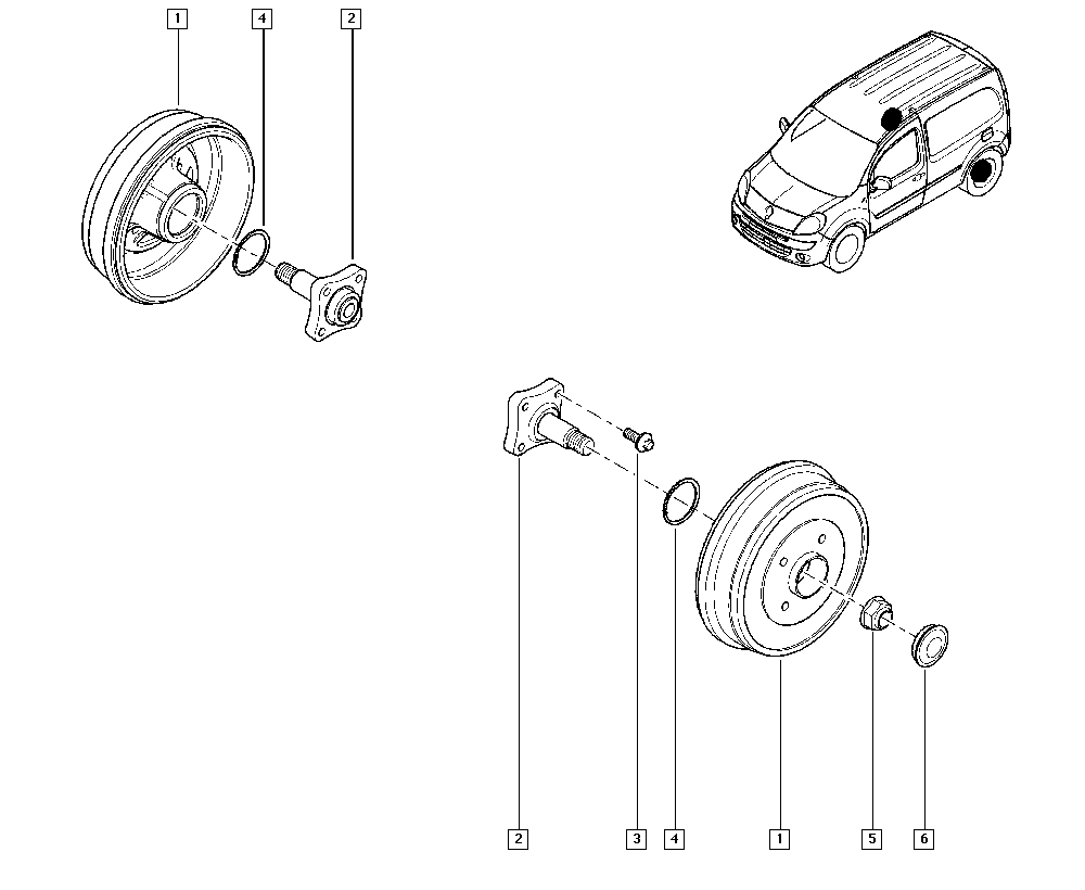 RENAULT 7703034275 - Riteņa rumbas gultņa komplekts onlydrive.pro