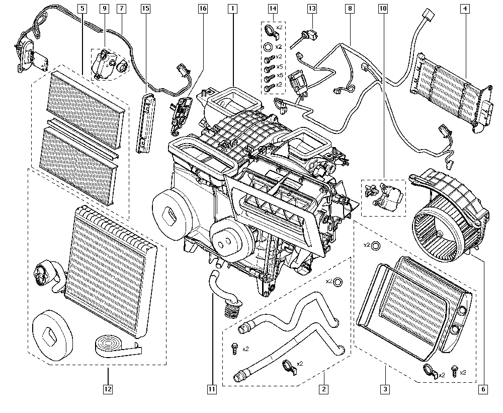 RENAULT 7701068992 - Vidaus pūtiklis onlydrive.pro