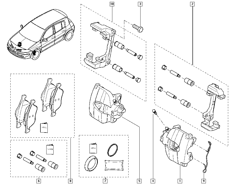 RENAULT 410601237R - Brake Pad Set, disc brake onlydrive.pro