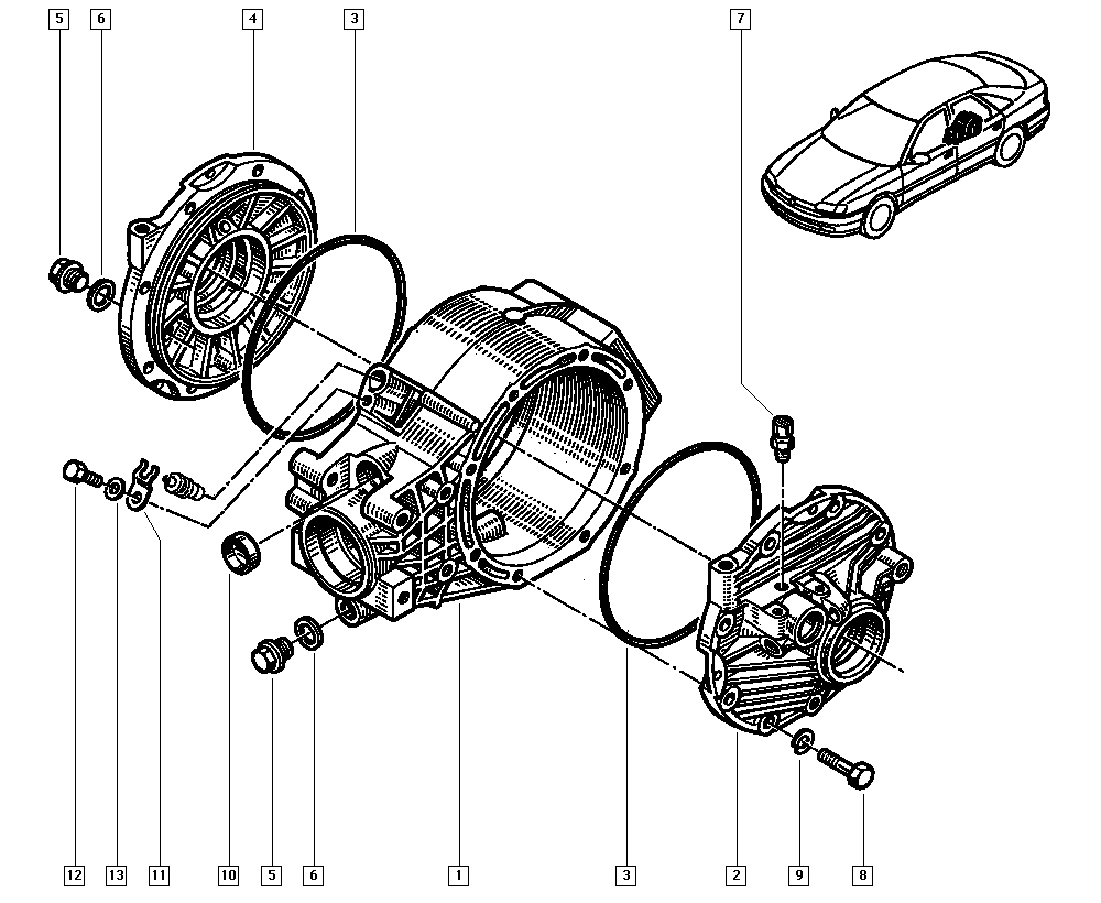 Opel 7703075347 - Final drive onlydrive.pro