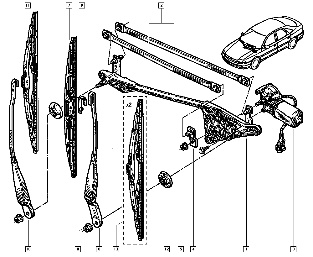 RENAULT 7711170183 - Klaasipuhastaja kumm onlydrive.pro