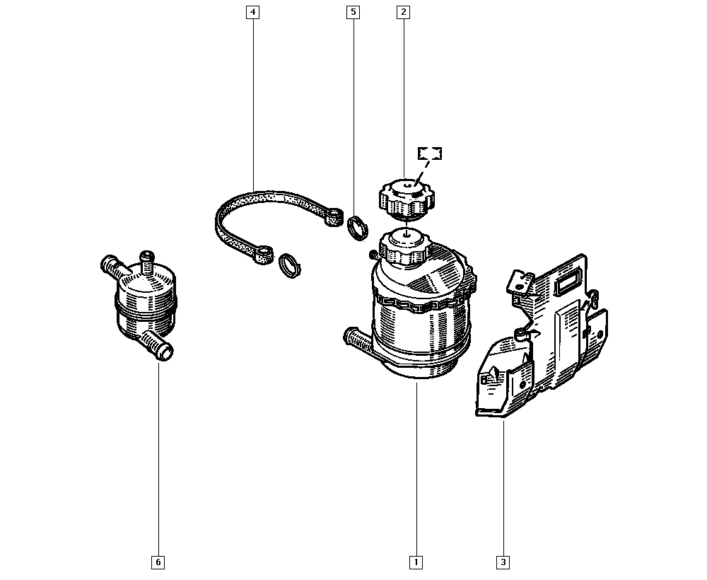 RENAULT 7701466975 - Expansion Tank, coolant onlydrive.pro