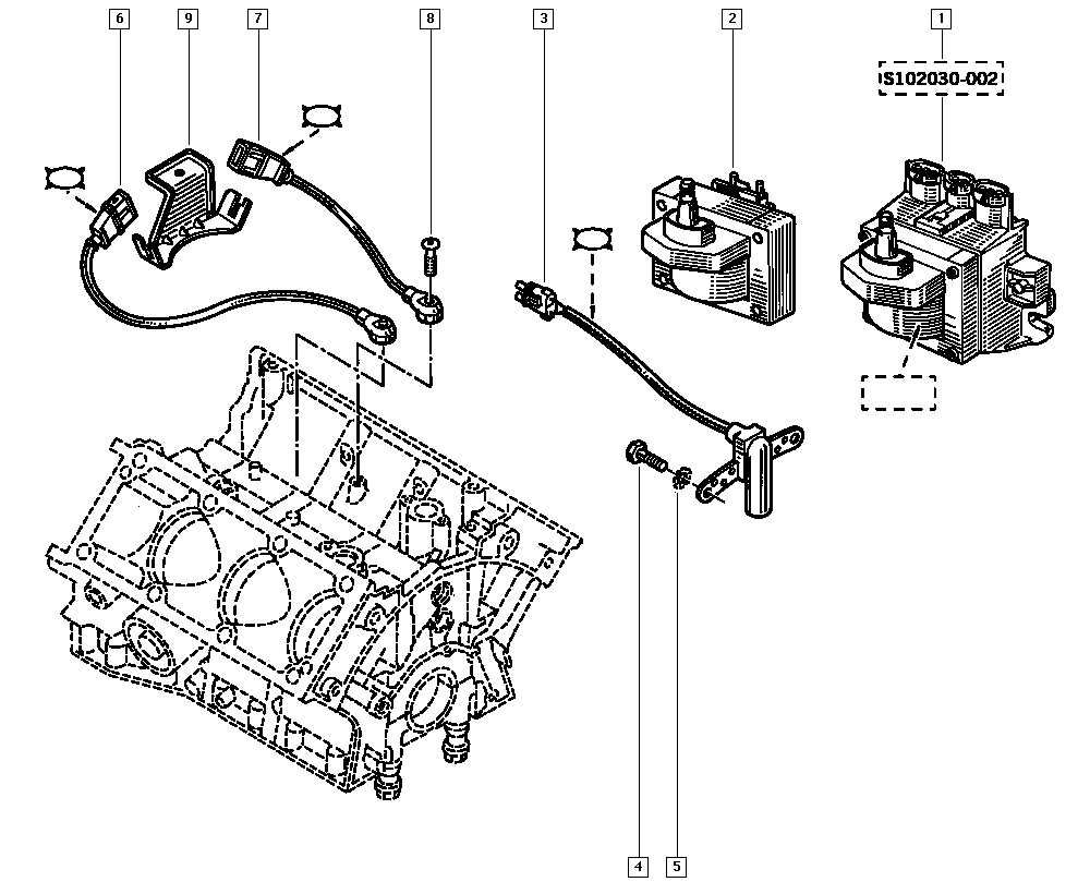 RENAULT 77 00 739 794 - Датчик импульсов, коленвал onlydrive.pro