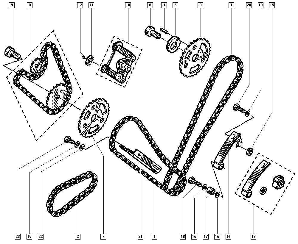 RENAULT 79 10 245 301 - Timing Chain onlydrive.pro