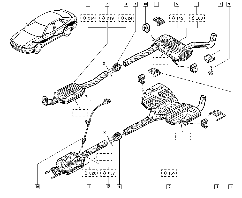 RENAULT 7700828897 - Bearing Bush, stabiliser onlydrive.pro