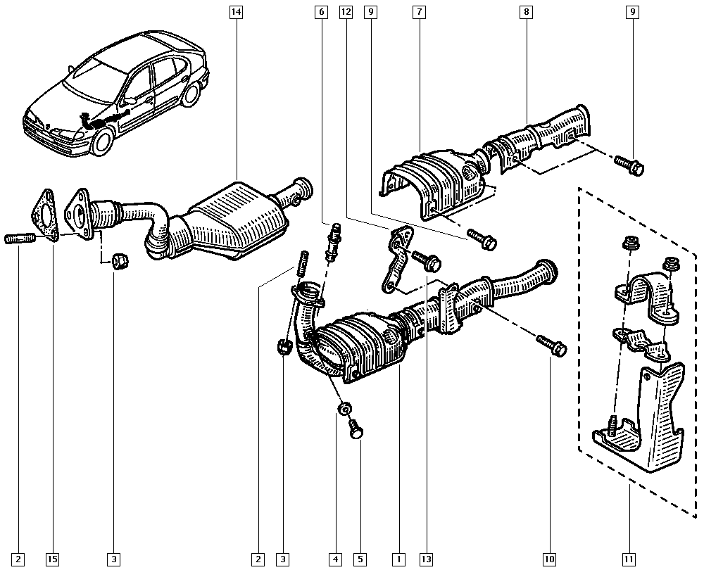 RENAULT 7700423572 - Tarpiklis, išleidimo kolektorius onlydrive.pro