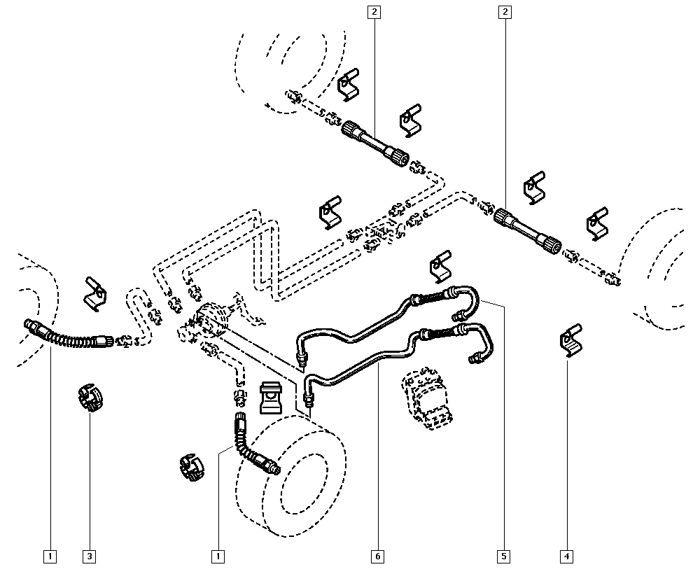 RENAULT 7700840390 - Bremžu šļūtene onlydrive.pro