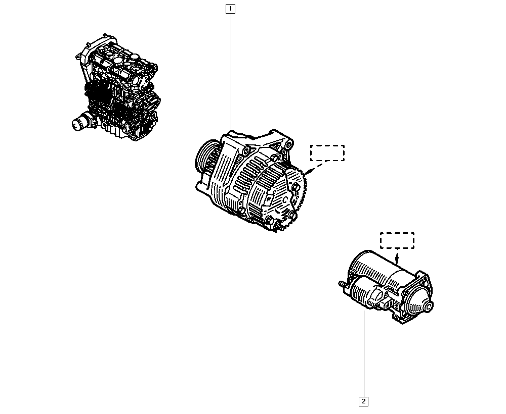 RENAULT 77 00 114 428 - Käynnistinmoottori onlydrive.pro