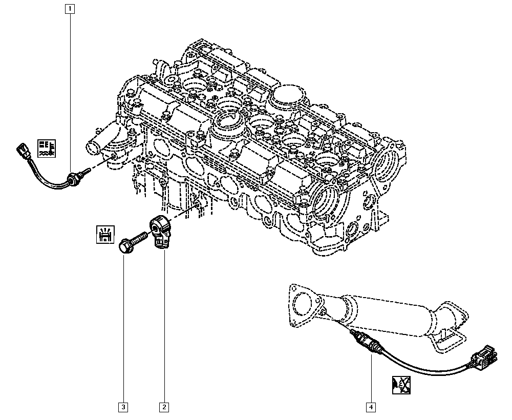 RENAULT 74 31 367 644 - Knock Sensor onlydrive.pro