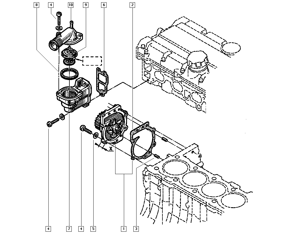 RENAULT 74 38 610 035 - Water Pump onlydrive.pro