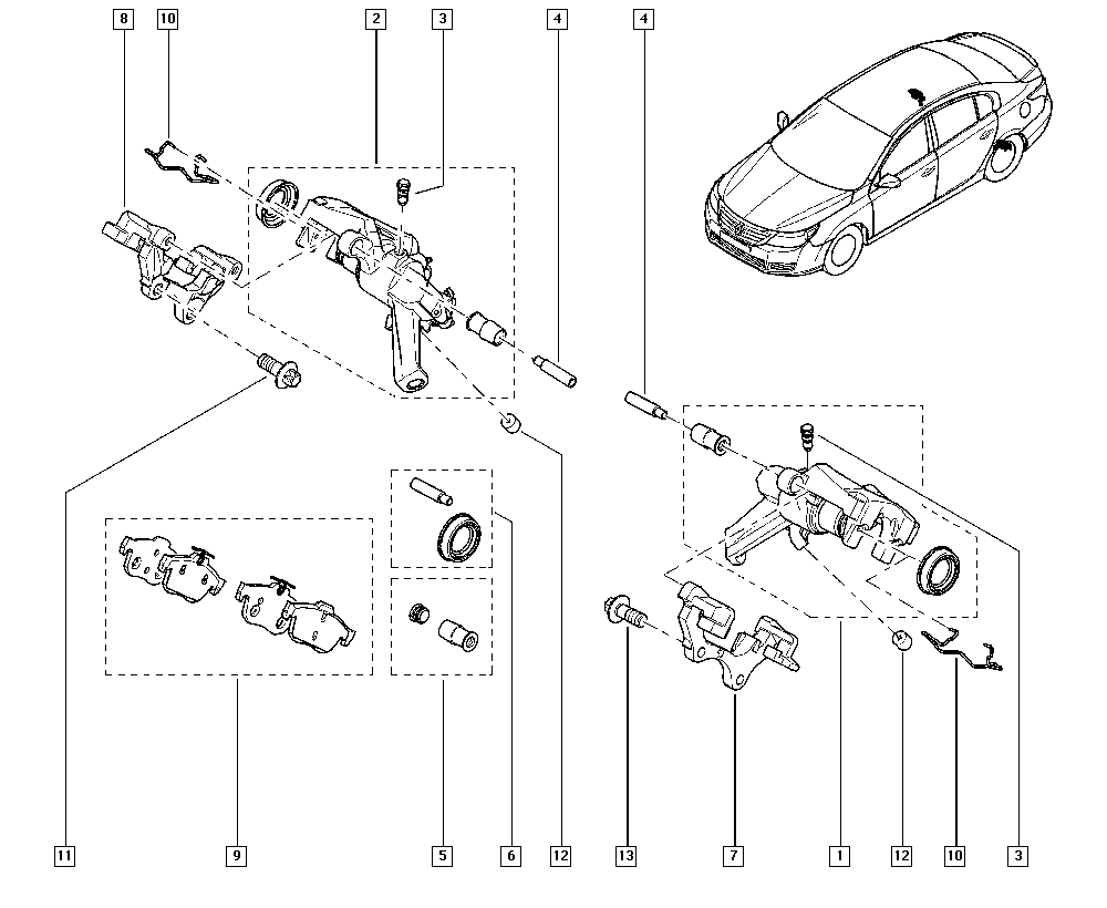 RENAULT 440608281R - Тормозные колодки, дисковые, комплект onlydrive.pro