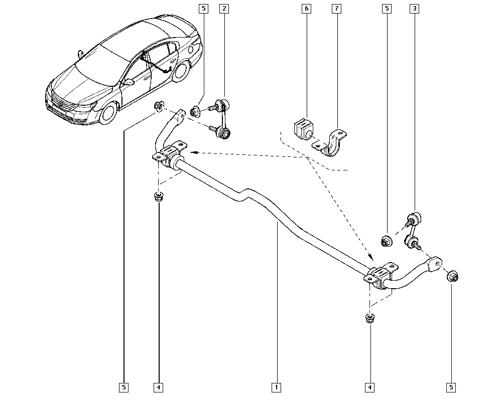 RENAULT 55110-8783R - Тяга / стойка, стабилизатор onlydrive.pro