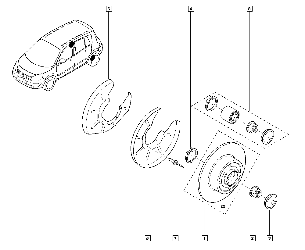 RENAULT 77 01 208 059 - Pyöränlaakerisarja onlydrive.pro