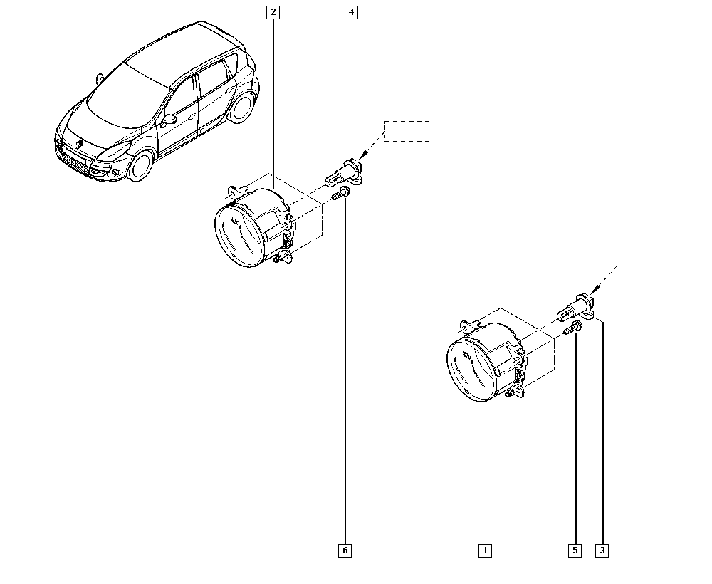 RENAULT 262923820R - Polttimo, huomiovalo onlydrive.pro