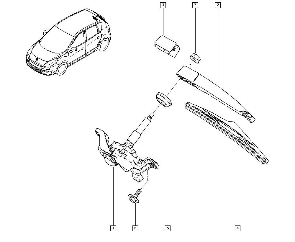 RENAULT 287909182R - Wipers onlydrive.pro