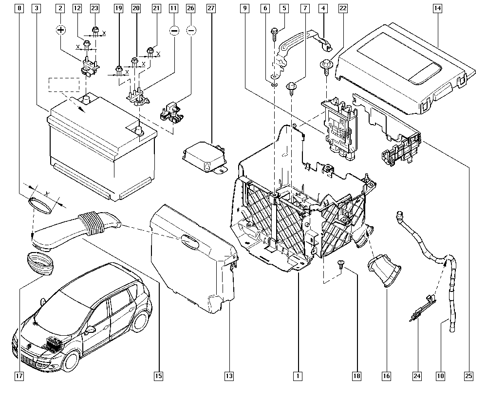 RENAULT 7703085037 - Lemputė, dieną naudojamas žibintas onlydrive.pro