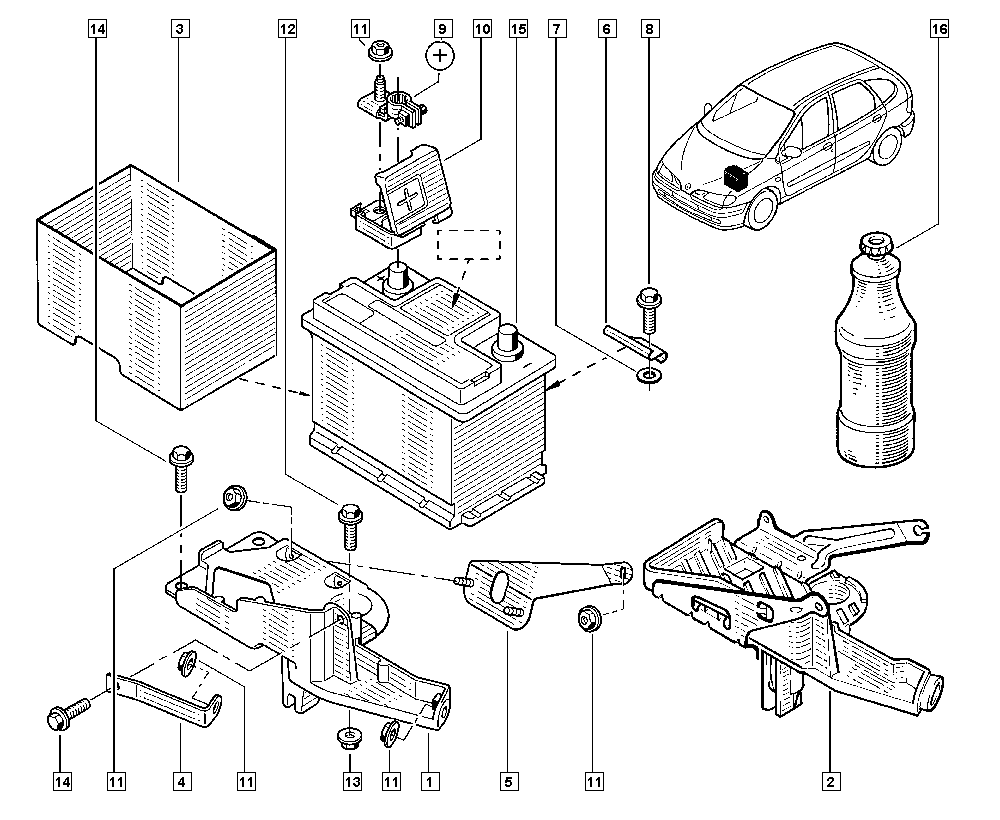 RENAULT 7711130088 - Starterio akumuliatorius onlydrive.pro