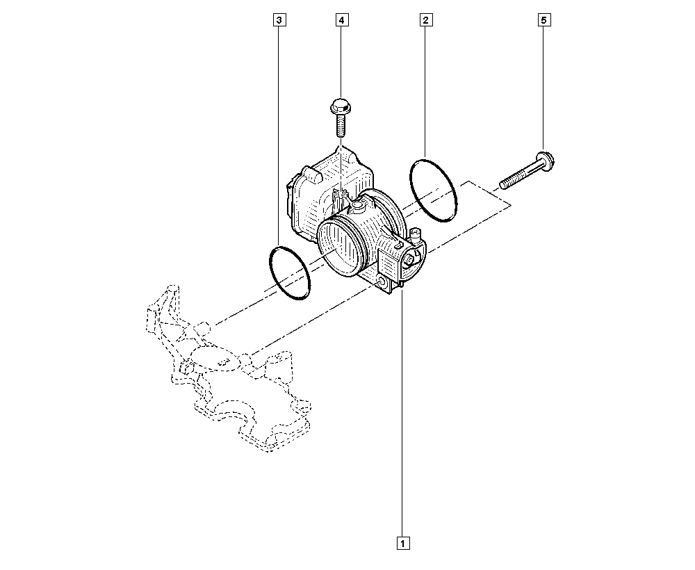 RENAULT 8200123061 - Корпус дроссельной заслонки onlydrive.pro