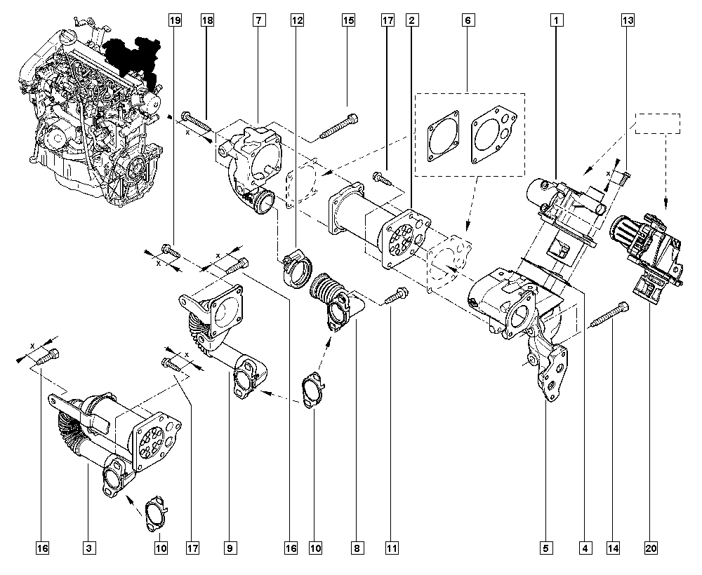 RENAULT 7701478725 - Прокладка onlydrive.pro