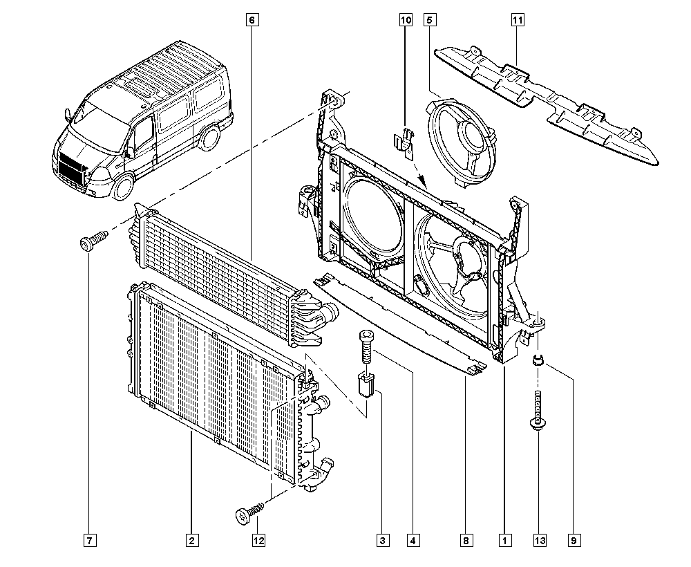 NISSAN 77 01 057 121 - Starpdzesētājs onlydrive.pro