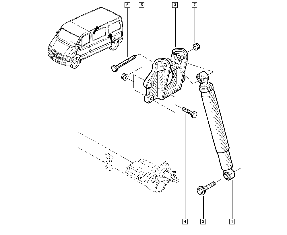 RENAULT 8200715148 - Shock absorber onlydrive.pro