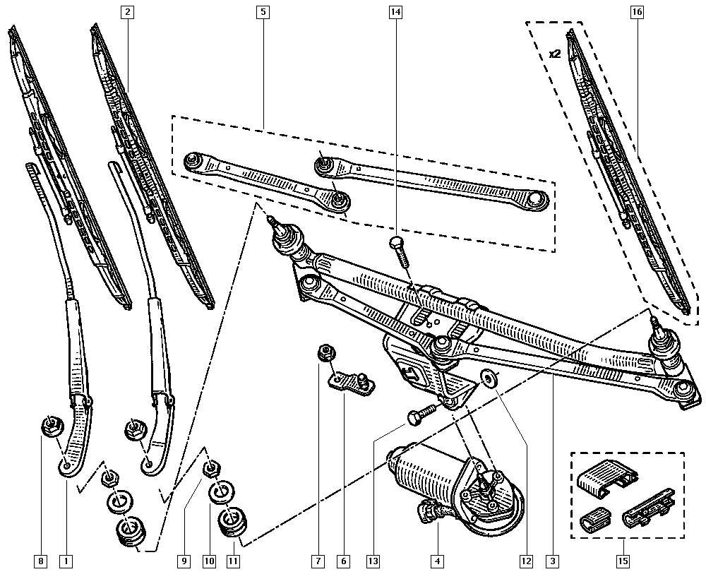 RENAULT 7701051903 - Klaasipuhastaja kumm onlydrive.pro