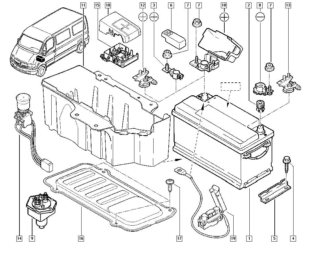 RENAULT 7711423286 - Starterio akumuliatorius onlydrive.pro